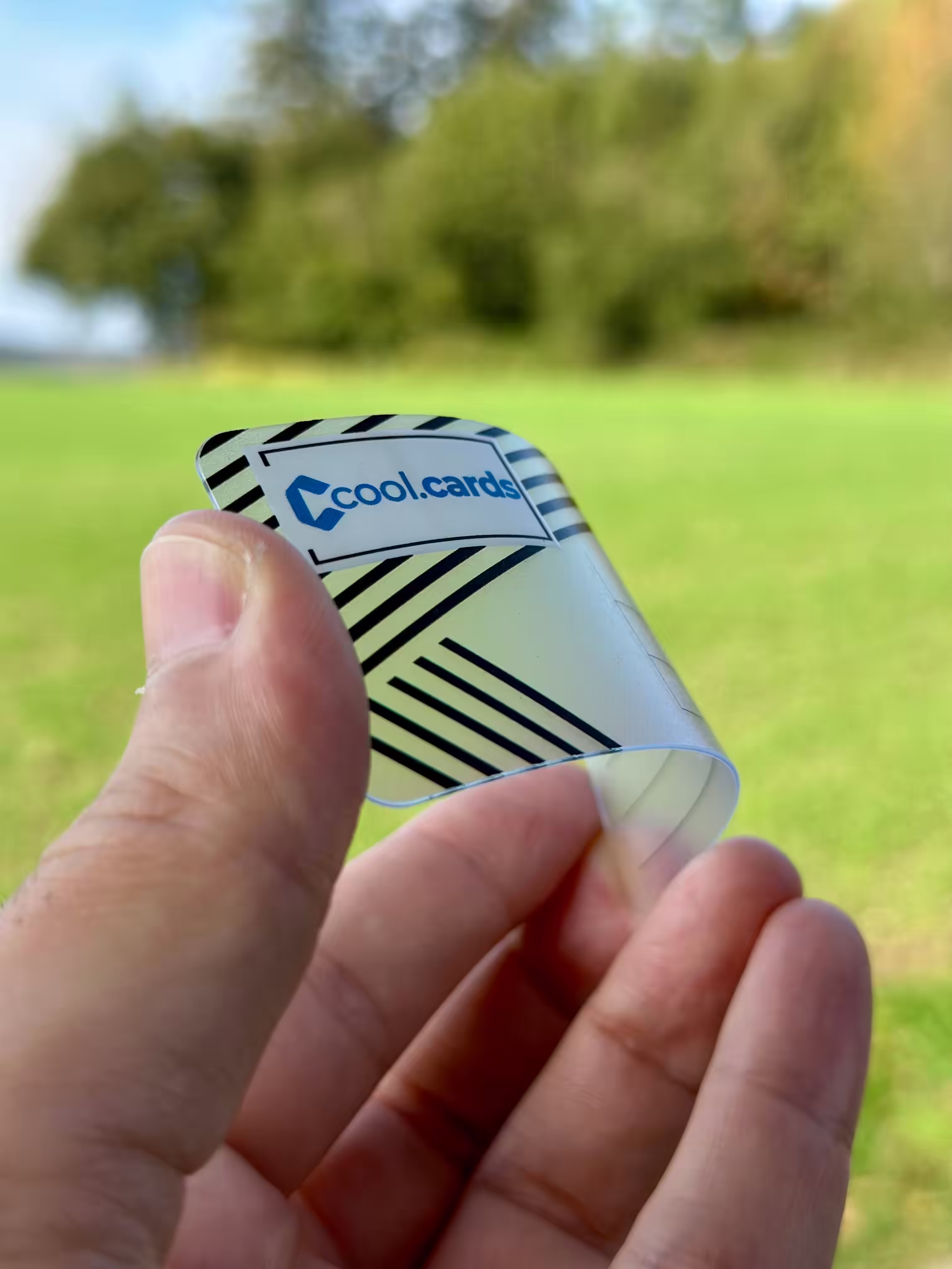 Transparent business card final square image